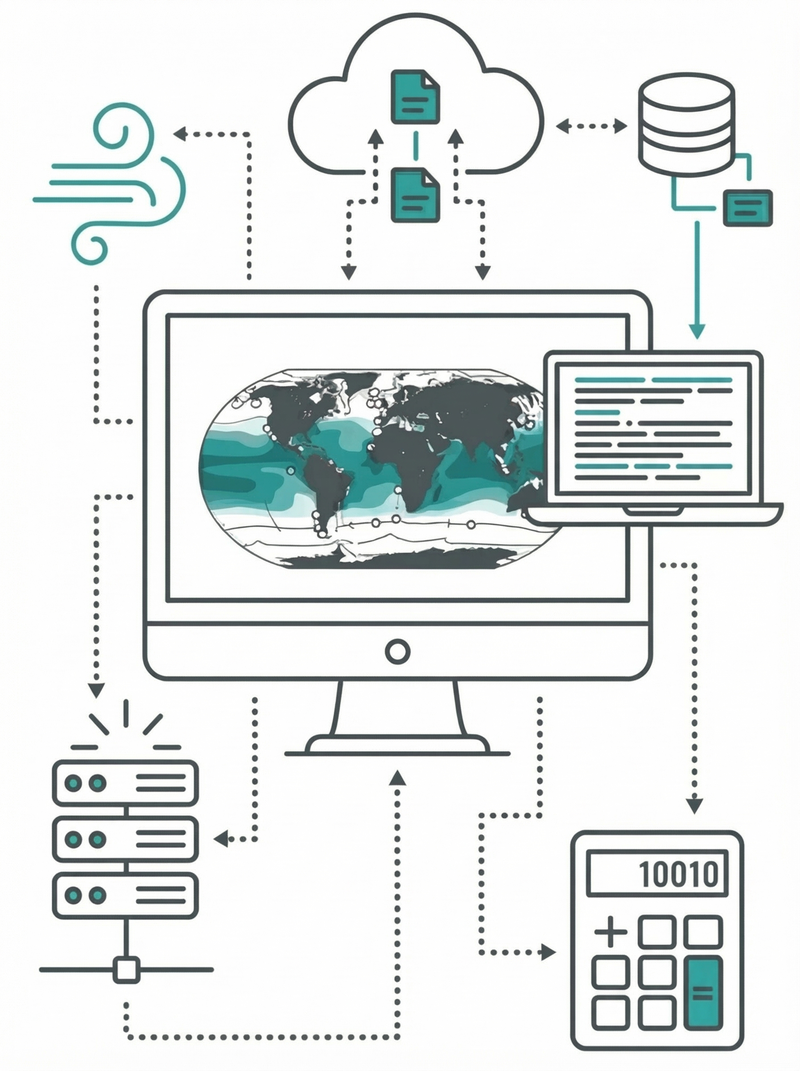 Climate data analytics workflow
